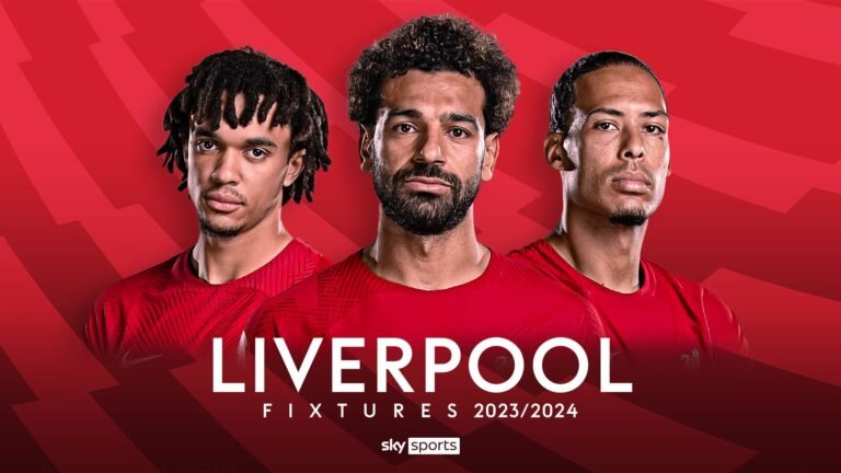 Liverpool FC: Standing and Fixtures 2023/24 Season