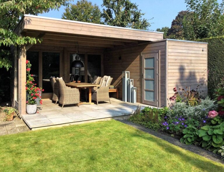 8 surprising ways to use a wooden garden house